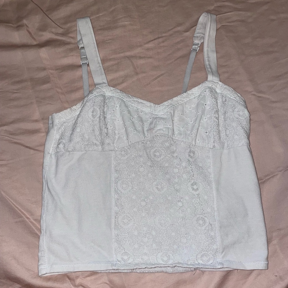 White tank top